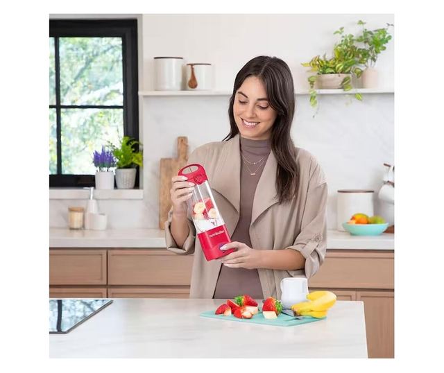 Nutribullet® NBP003MA Hordozható turmixgép, 475 ml-es pohár, USB-C, Magenta