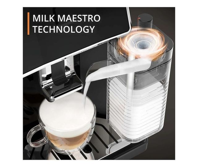 Krups Sensation Milk EA912HF0 Automata Kávéfőző, 1450 W, 1,7 L, Fekete