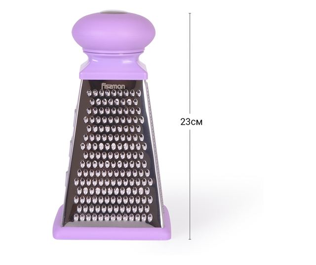 Fissman négyoldalas borotva, 23x12.5cm, rozsdamentes acél, lila