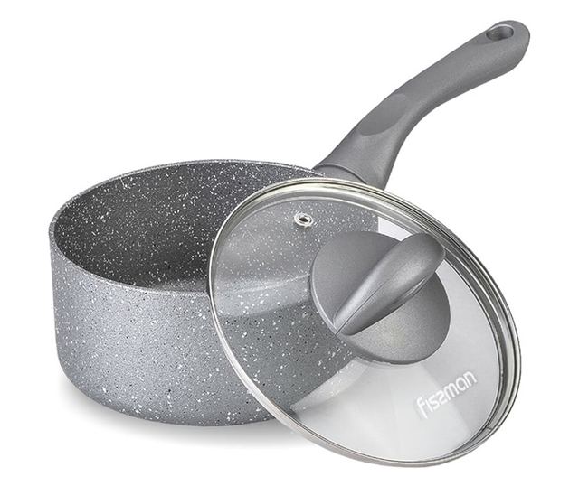 Fissman-Moon Stone kerámia készlet, 6 darab, alumínium, szürke