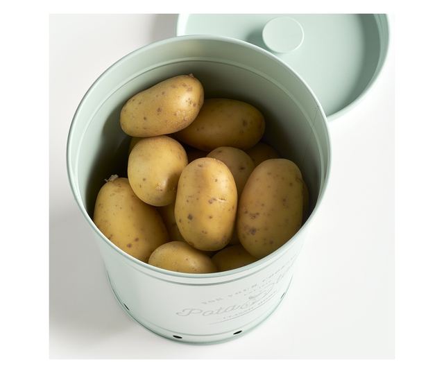 3 tárolóedényből álló készlet burgonya / fokhagyma / hagyma Zeller-Classic Otthon, fém, többszínű