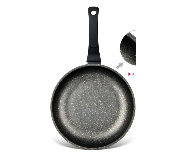 Fissman-Grace mély serpenyő, alumínium, barna/fekete