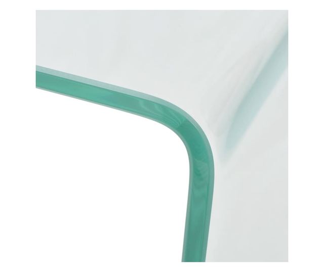 Stolić za kavu, kaljeno staklo 49,5 x 50 x 45 cm, prozirno