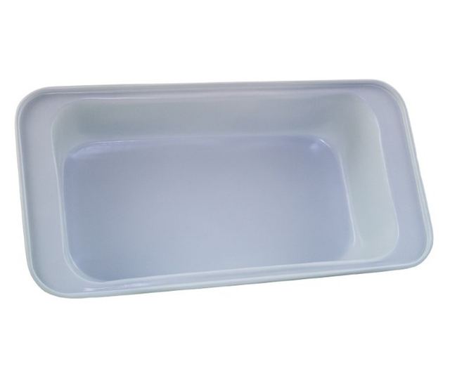 Téglalap alakú sütőlap kerámia bevonattal, amely biztosítja a sütemények és piskóták egyenletes sütését, zöld