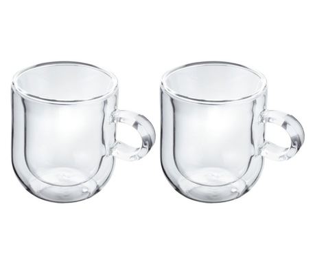 Σετ 2 ποτήρια espresso Judge διπλού τοιχώματος, 75 ml