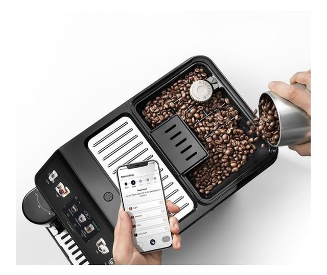 Kávéfőző DeLonghi Eletta Explore ECAM450.65.G, 1450W, 19 bar, 1.8l, Wi-Fi, TFT érintőkijelző, LatteCrema meleg/hideg, Twin Shot,