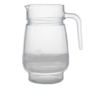 Üvegkancsó, ergonomikus fogantyúval és kiöntővel a kontrollált öntéshez, tökéletes gyümölcslevek és italok felszolgálásához, 1,5