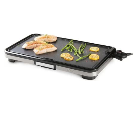 Elektromos grillsütő Plancha XXL, DOMO, 55 x 30 cm, rozsdamentes acél
