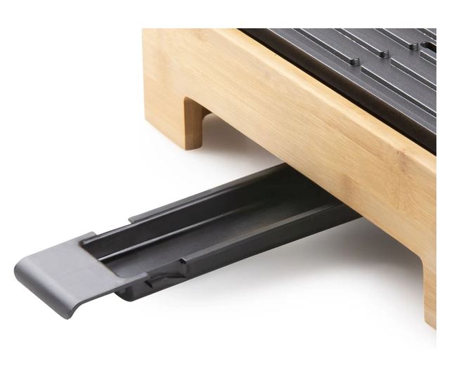 Plancha Bambusz elektromos főzőlap, DOMO, 42 x 28 cm, fa