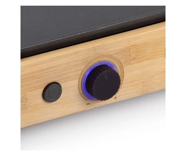 Plancha Bambusz elektromos főzőlap, DOMO, 42 x 28 cm, fa