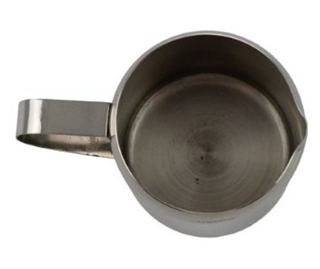 150 ml-es rozsdamentes acél hengeres kancsó fogantyúval
