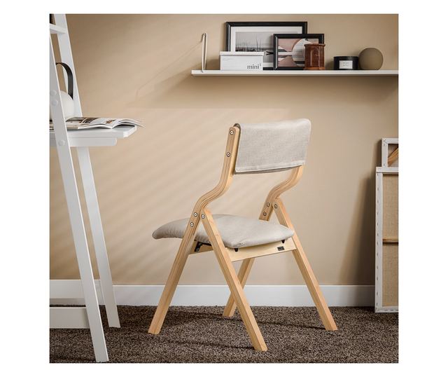 SoBuy FST40-HGx2 összecsukható étkezőszék párnázott üléssel, konyhába, irodába é