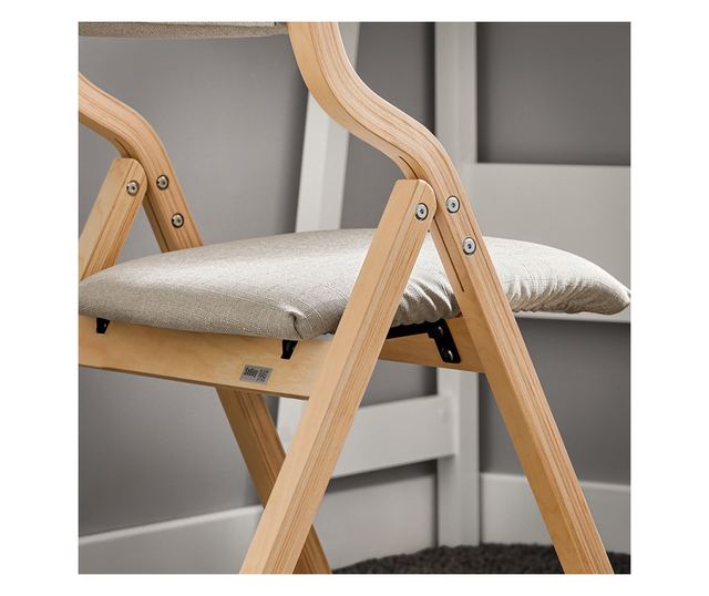 SoBuy FST40-HGx2 összecsukható étkezőszék párnázott üléssel, konyhába, irodába é