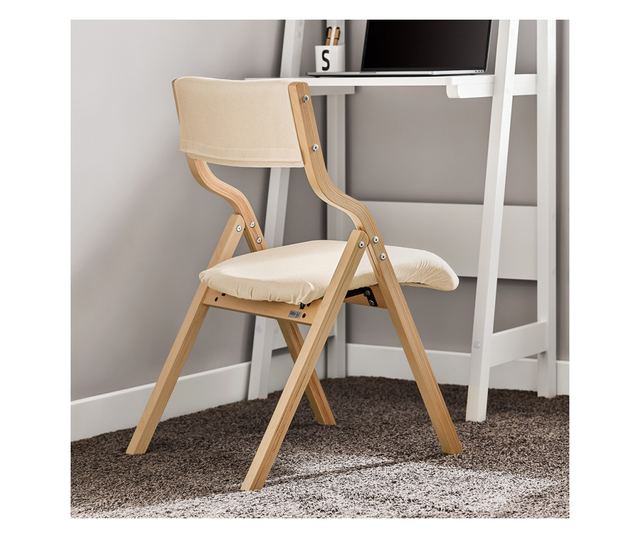 SoBuy FST40-Wx2 összecsukható étkezőszék párnázott üléssel, tökéletes konyhába,
