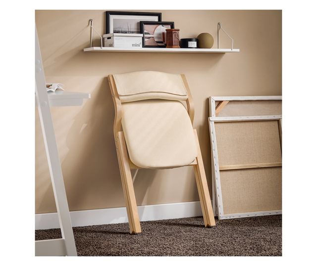 SoBuy FST40-Wx2 összecsukható étkezőszék párnázott üléssel, tökéletes konyhába,