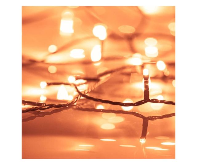 Svjetlosni niz od 300 LED dioda, toplo bijela, 30 m, PVC