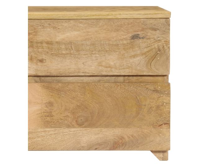 TV komoda, 110x30x40 cm, masivno drvo manga