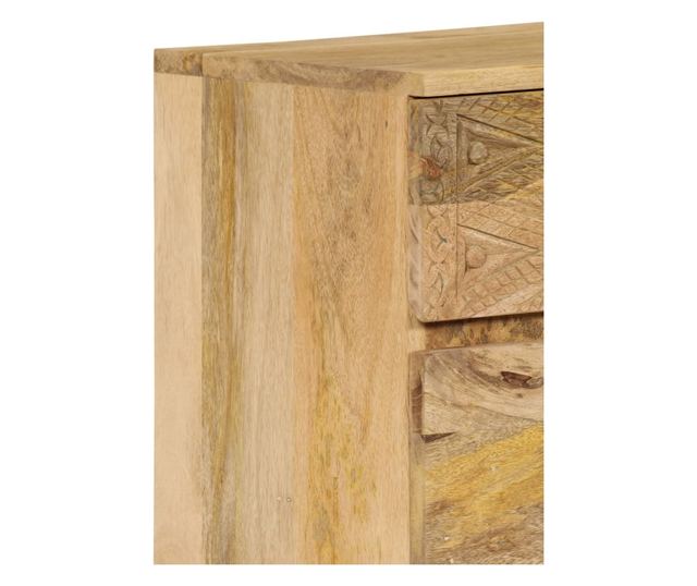 TV komoda, 110x30x40 cm, masivno drvo manga