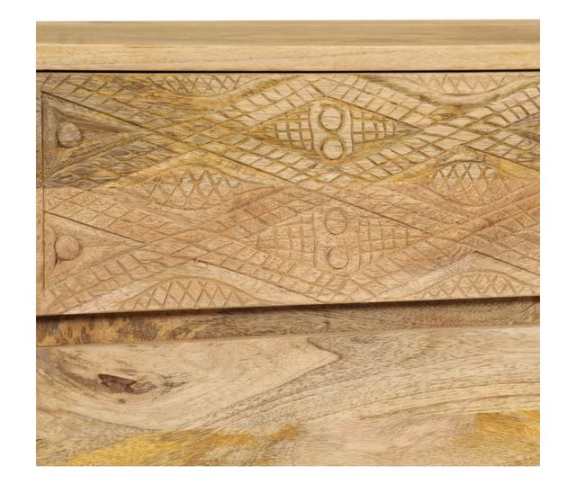 TV komoda, 110x30x40 cm, masivno drvo manga