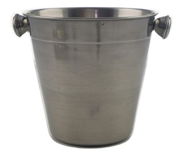 5 darabos minibár kellékkészlet: jégvödör, koktélshaker, csipesz, fogó, hosszú nyelű bárkanál