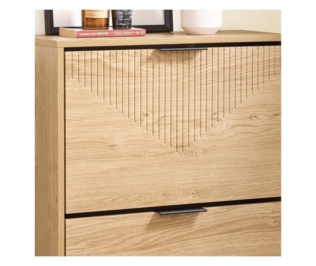 SoBuy vékony cipőszekrény összecsukható ajtókkal, 8 pár cipő tárolásra