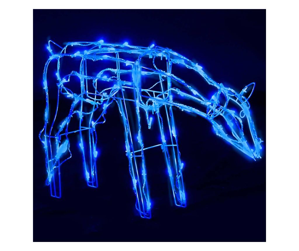 Božićni set svjetlećih irvasa, 3 komada, 229 LED dioda - 5