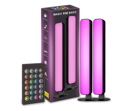 Sada 2 barevných RGB stolních lamp