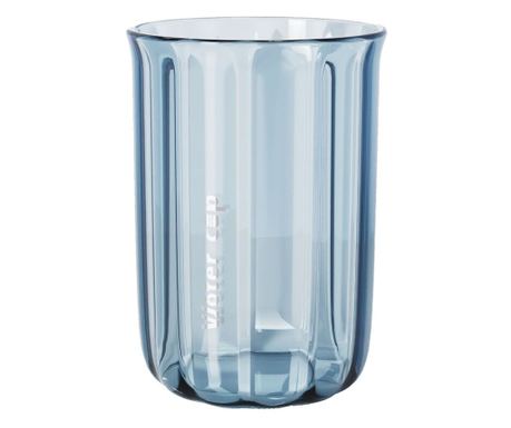 Čaša za ispiranje četkice za zube, 200 ml, 10,4 x 7,3 cm, Prozirno plava