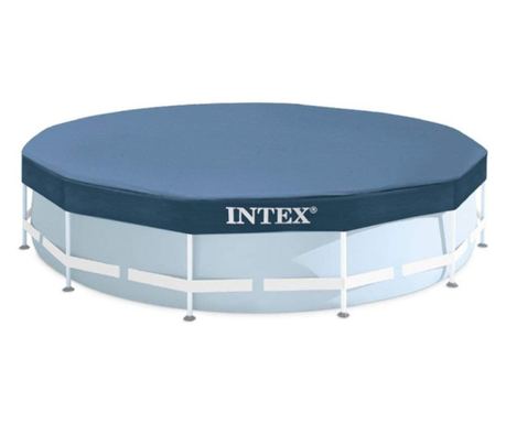Pokrivač za bazen Intex 28031, okrugli, promjera 366 cm, PVC, tamnoplavi