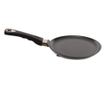 Palacsintasütő AMT Gastroguss 124, 24 cm, Öntött alumínium, Lotan® tapadásmentes bevonat, Akár 240°C, Fekete