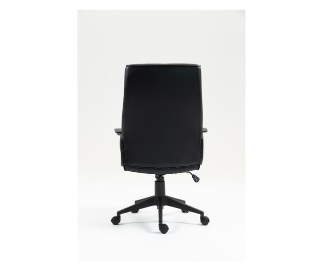 Kiwari Val Irodai Szék, Magas Háttámla, Fix Karfa, Pillangó Mechanika, Nylon Talp és Kerekek, Fekete