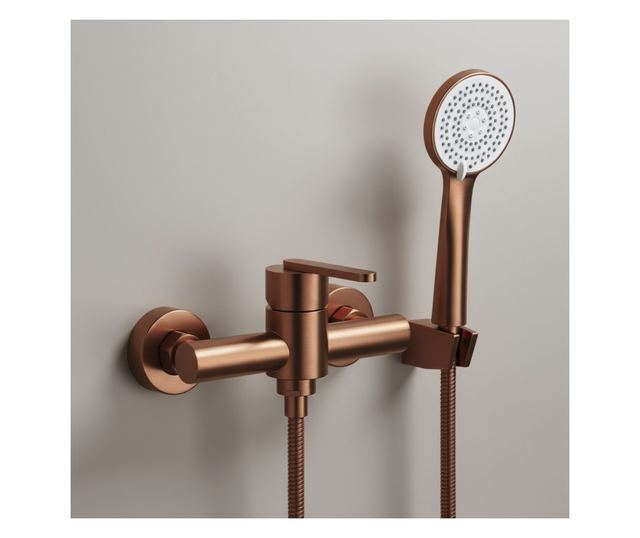 Zuhany csaptelep Rea Ontario Brusolt réz 10X13,4X8CM