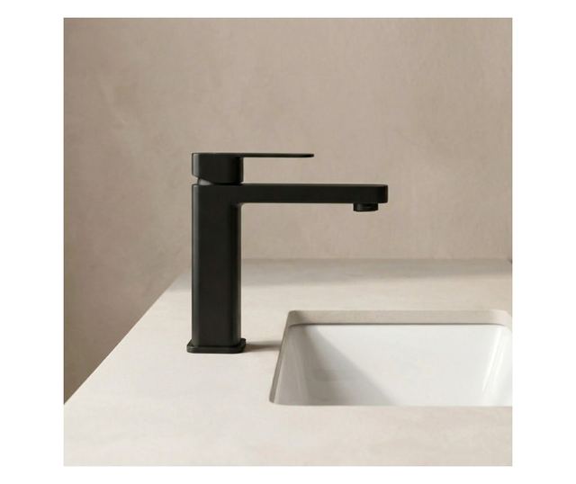 Mosdó csaptelep Rea Arlo low Fekete 11,5X4X17CM