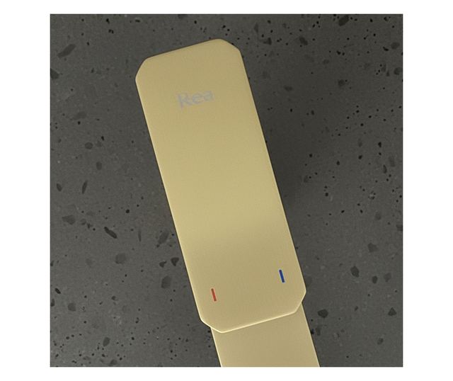 Mosdó csaptelep Rea Arlo low Brusolt arany 11,5X4X17CM