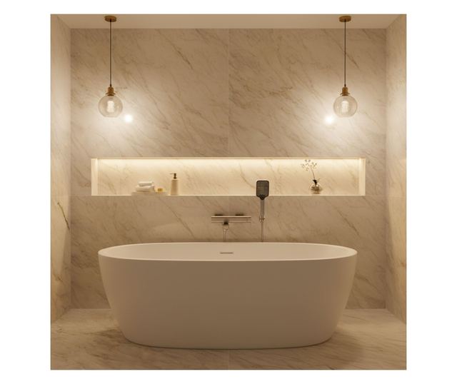 Kádcsaptelep Rea Arlo Brusolt nikkel 20,5X26X25CM