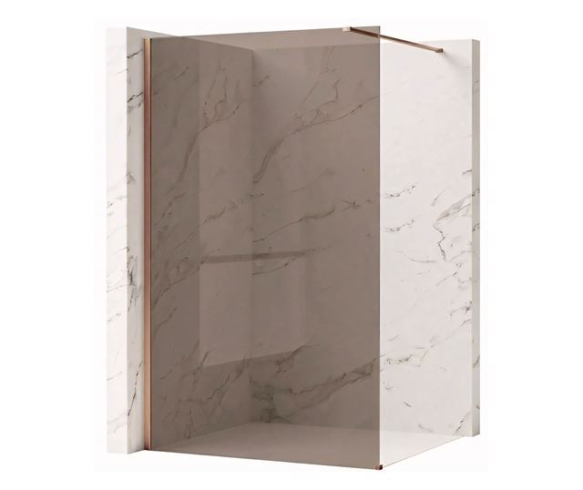 Zuhanyfal Rea Flexi Brown 110 Brusolt réz 120X110X195CM