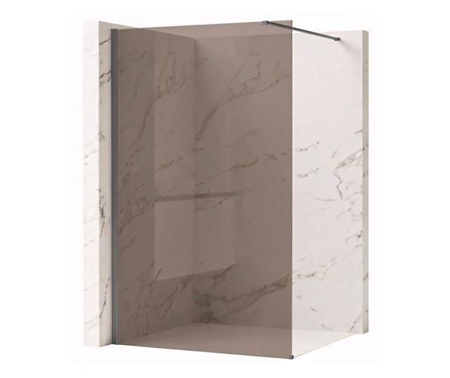 Zuhanyfal Rea Flexi Brown 140 Titán 120X140X195CM