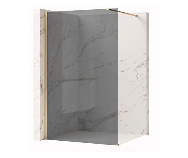 Zuhanyfal Rea Flexi Grey 120 Brusolt arany 120X120X195CM