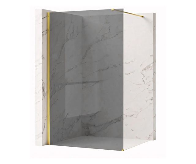 Zuhanyfal Rea Flexi Grey 100 Arany 120X100X195CM