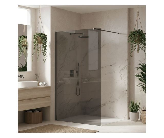 Zuhanyfal Rea Flexi Grey 110 Titán 120X110X195CM