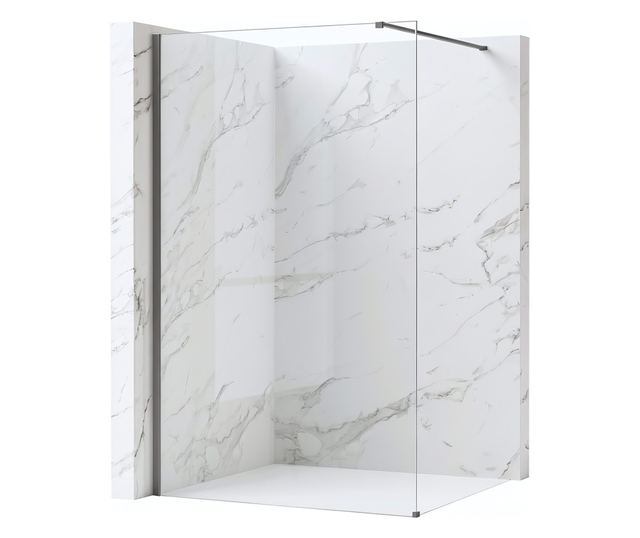 Zuhanyfal Rea Flexi Transparent 120 Titán 120X120X195CM