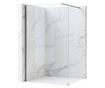 Zuhanyfal Rea Flexi Transparent 80 Titán 120X80X195CM