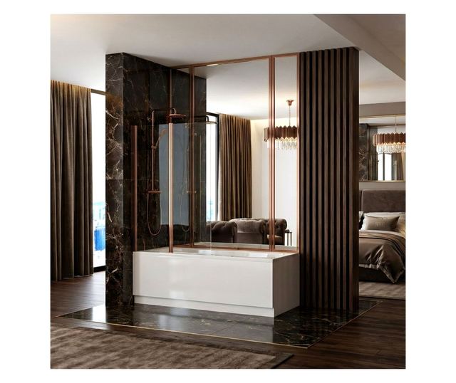 Paraván Rea Agat-2 100 Brusolt réz 0,5X100X140CM