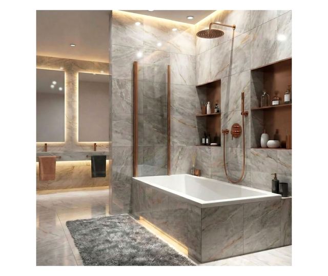 Paraván Rea Agat-2 100 Brusolt réz 0,5X100X140CM