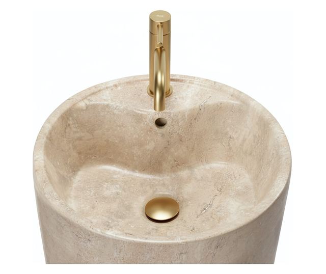 Szabadon álló mosdó Rea Anya Savana Matt Bézs 45X45X84CM