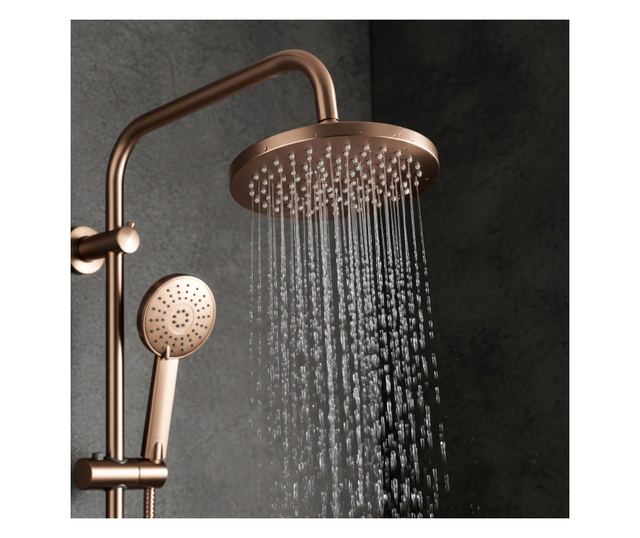 Zuhanyszett Rea Luis Brusolt réz 20X34,5X102CM
