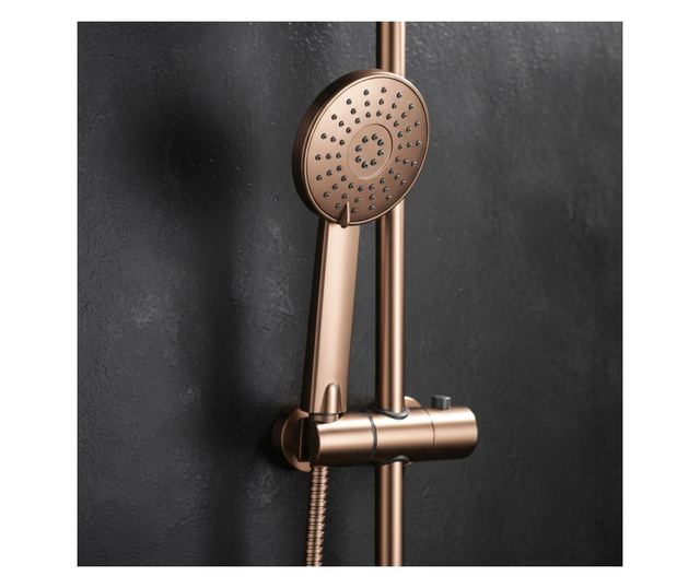 Zuhanyszett Rea Luis Brusolt réz 20X34,5X102CM