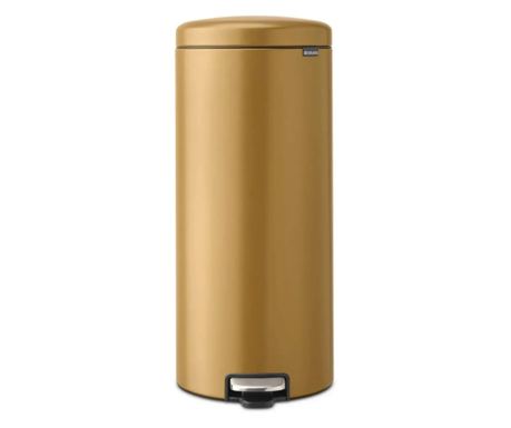 Кофа за боклук с педал, Brabantia, NewIcon, 30 л, златиста