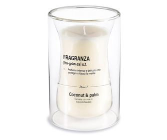 2 db illatosított üveggyertya készlet Ø10 cm x 15 M