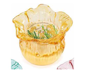 3 db illatos üveggyertya szett, 10 cm átmérő x 7,5 cm magasság